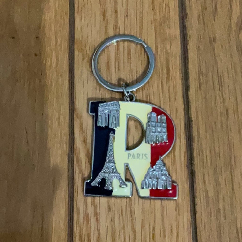 Initial R keychain